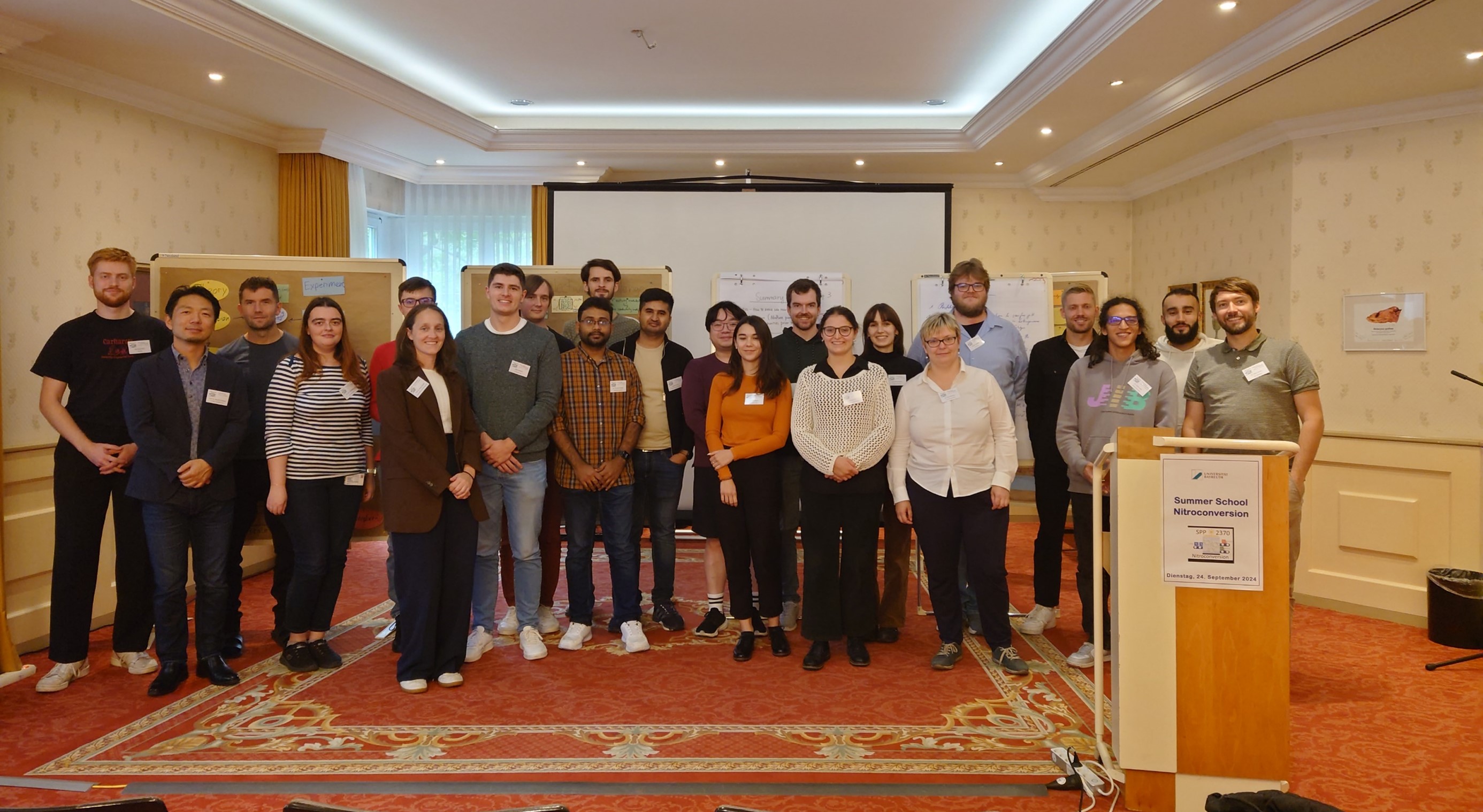 SPP Nitroconversion Summer School group
